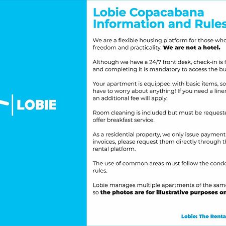 Lobie Copacabana Rio de Janeiro Exterior foto