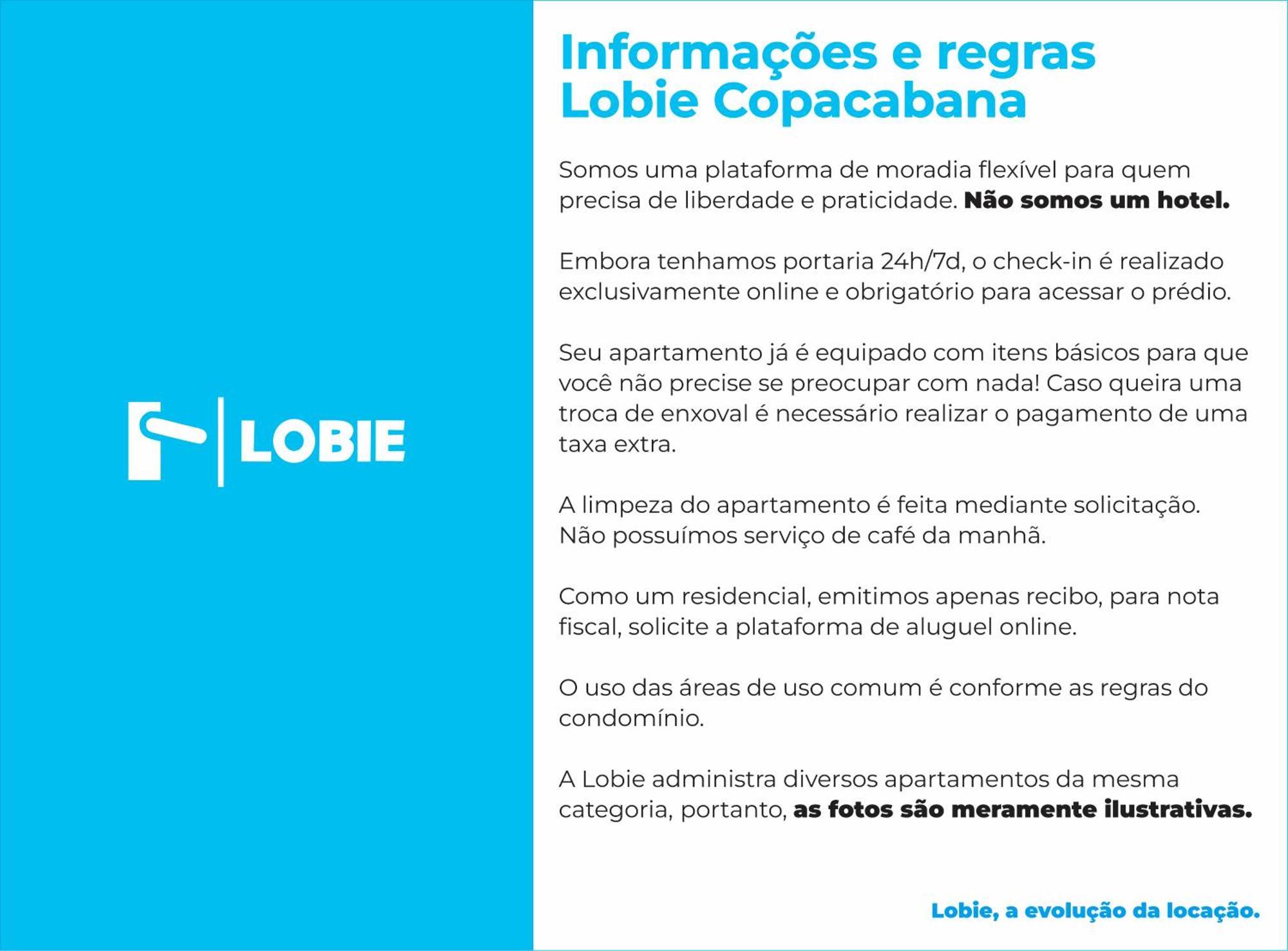 Lobie Copacabana Rio de Janeiro Exterior foto